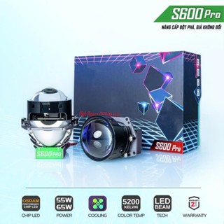 Đèn Bi Cầu Kenzo S600 Pro V2 65W Hiệu Suất Cao, Pha Cầu Led Xe Máy Hệ Thống Tản Nhiệt Lớn Chính Hãng