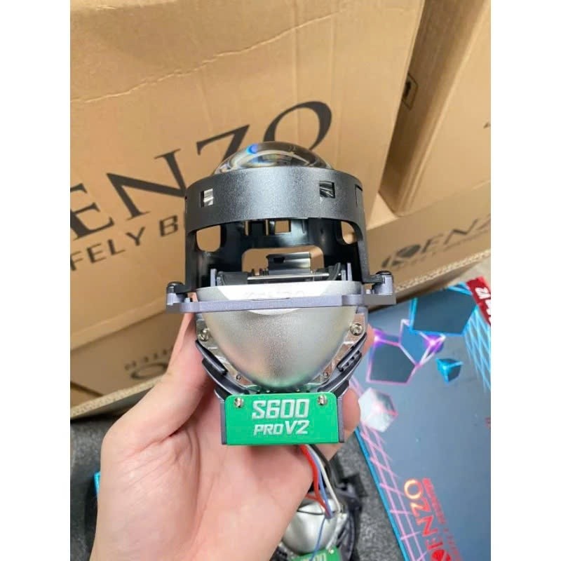 Đèn Bi Cầu Kenzo S600 Pro V2 65W Hiệu Suất Cao, Pha Cầu Led Xe Máy Hệ Thống Tản Nhiệt Lớn