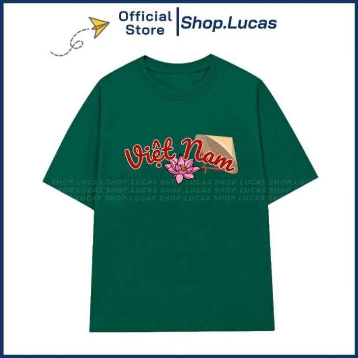Áo Thun In Chữ Hoạ Tiết VIỆT NAM SEN LÁ Du Lịch Đi Biển Áo Nhóm Lớp uttt