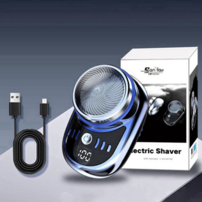 Máy Cạo Râu mini Không Dây Chống Thấm Nước Có Màn Hình Hiển Thị Kỹ Thuật Số Cho Nam TVQ Store