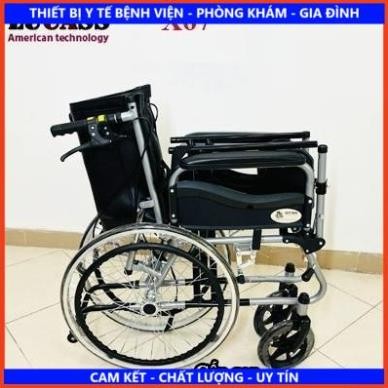 Xe lăn đa năng có bô vệ sinh ngả nằm Lucass X67.