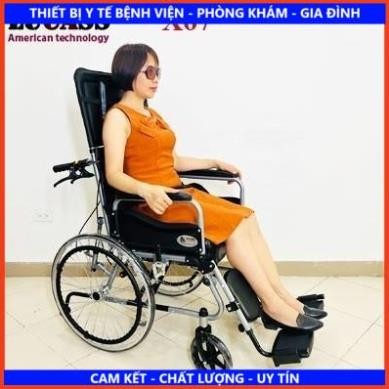 Xe lăn đa năng có bô vệ sinh ngả nằm Lucass X67.
