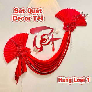  Set Chữ Tết Vải Nhung Đỏ Kèm Hoa Trang Trí 2025 Size Cỡ Lớn. Combo Chữ Tết Alu Đỏ Decor Treo Dán Mành Dèm Cửa Kính. 