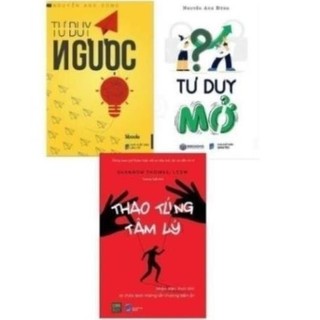 Sách - Combo Tư duy ngược + Tư duy mở + Thao túng tâm lý