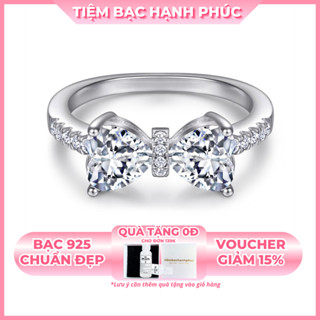 Nhẫn Bạc Nữ 925 Hình Nơ Đính Đá Xinh Xắn TBHP s925 Silver Rings - Mã TSJN15