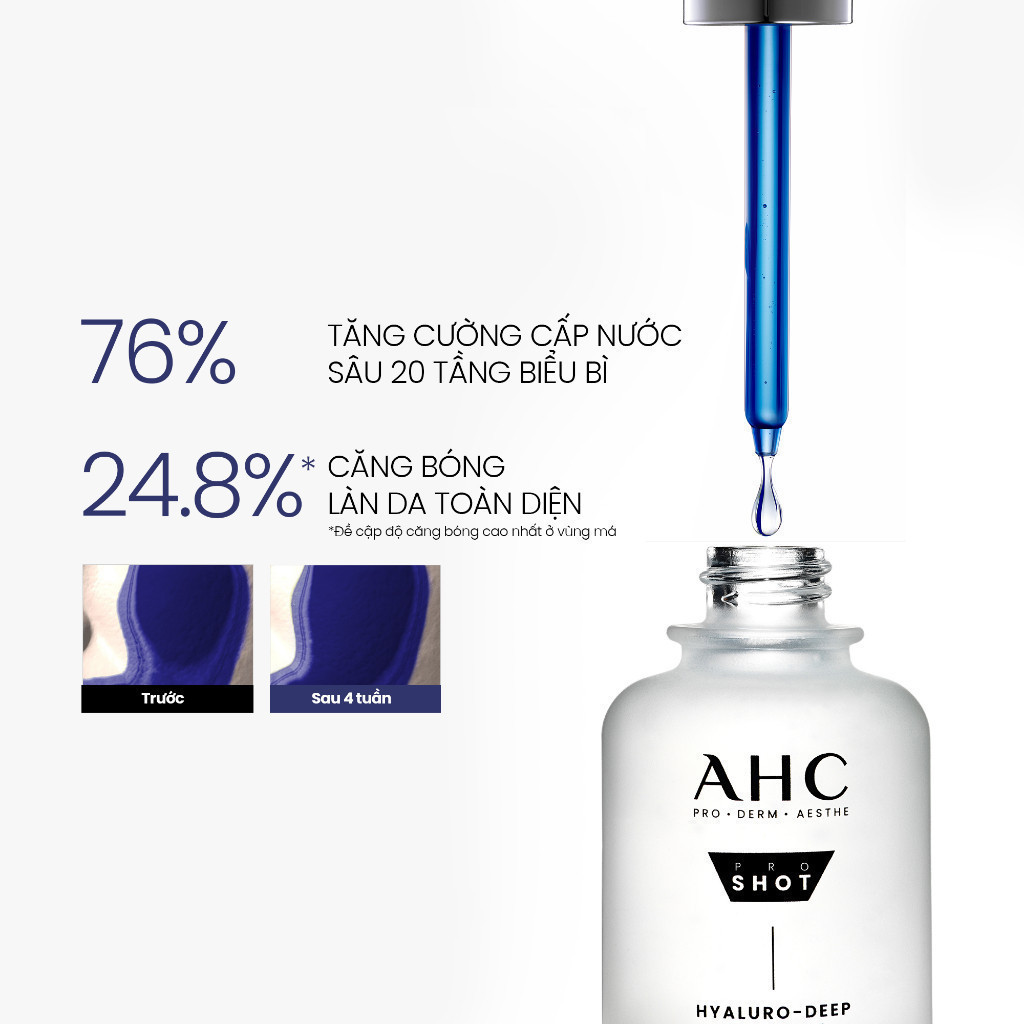 [HSD: 4/2027] Tinh chất Serum căng bóng mờ nếp nhăn PROSHOT HYALURO-DEEP VOLUME 5 AHC 4 40ML | BigBuy360 - bigbuy360.vn