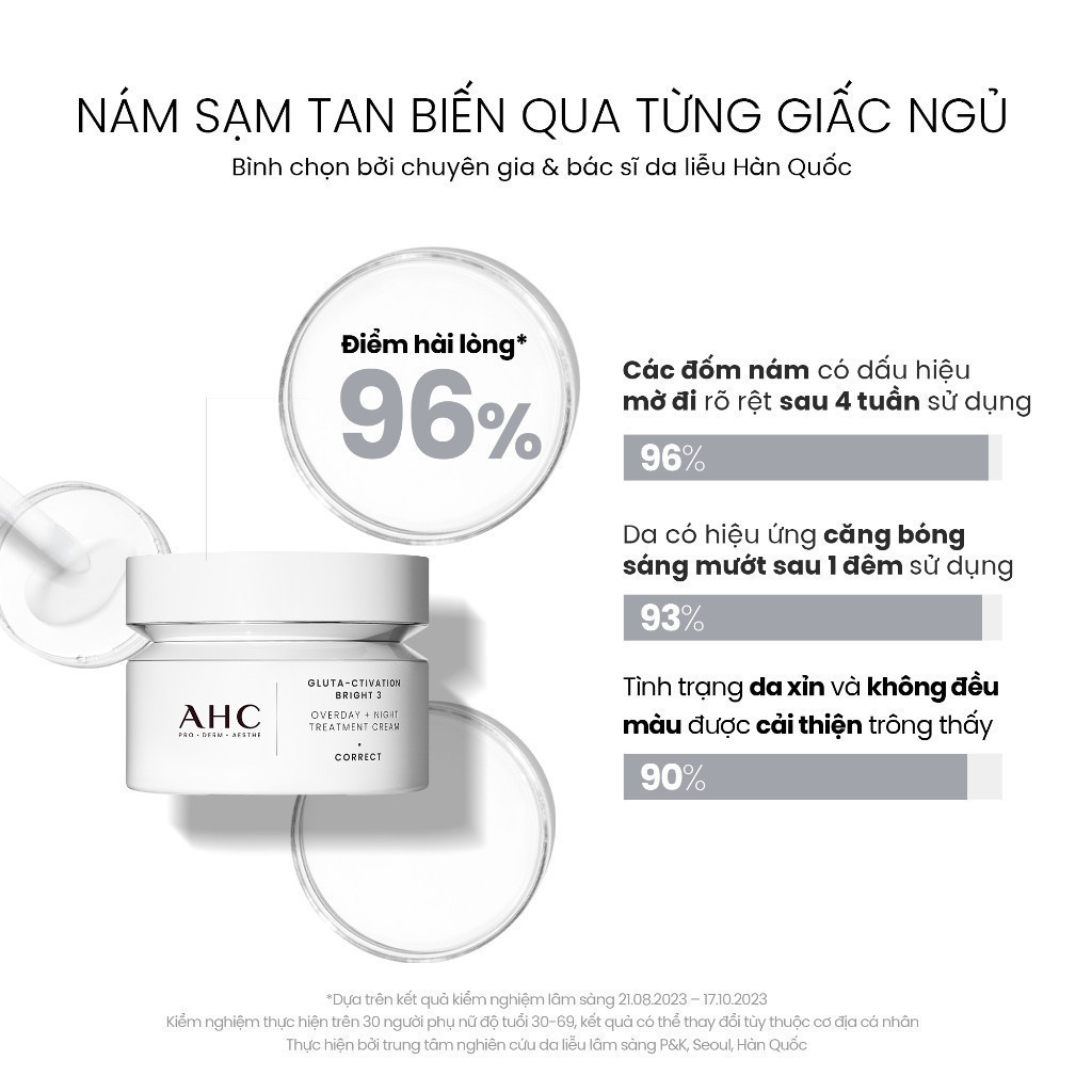 Kem dưỡng kiêm mặt nạ ngủ mờ nám sáng da PROSHOT GLUTA-CTIVATION BRIGHT 3 AHC 50ML | BigBuy360 - bigbuy360.vn
