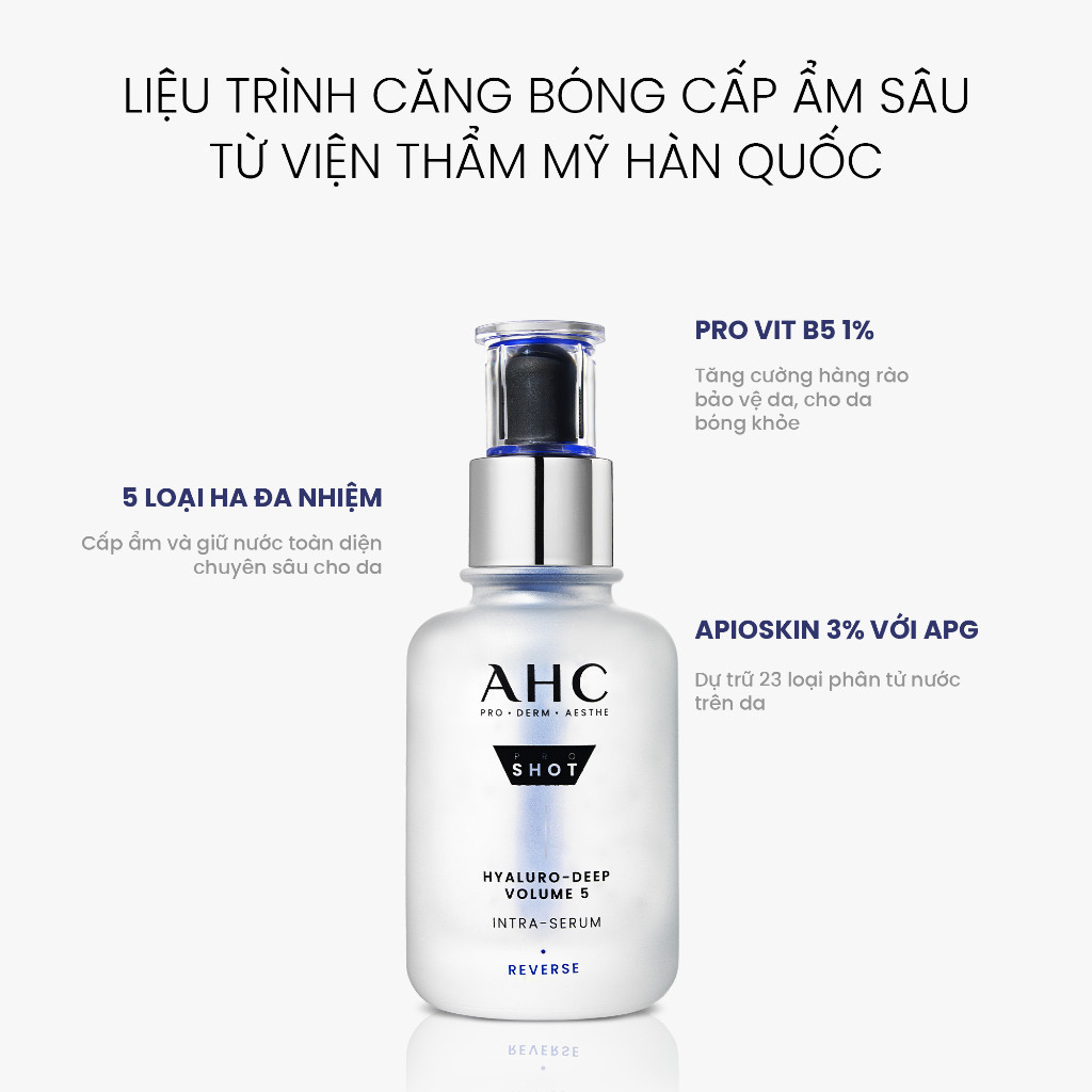 [HSD: 4/2027] Tinh chất Serum căng bóng mờ nếp nhăn PROSHOT HYALURO-DEEP VOLUME 5 AHC 4 40ML | BigBuy360 - bigbuy360.vn