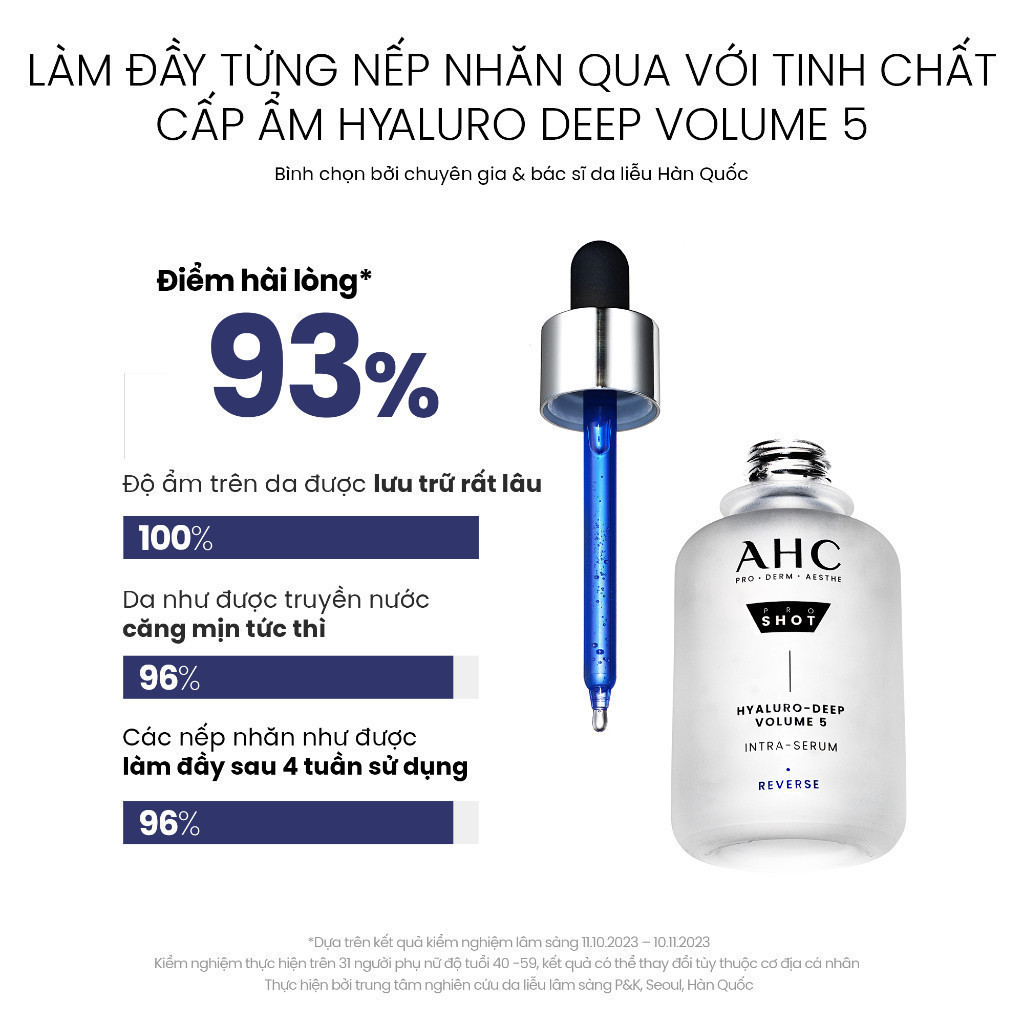 [HSD: 4/2027] Tinh chất Serum căng bóng mờ nếp nhăn PROSHOT HYALURO-DEEP VOLUME 5 AHC 4 40ML | BigBuy360 - bigbuy360.vn