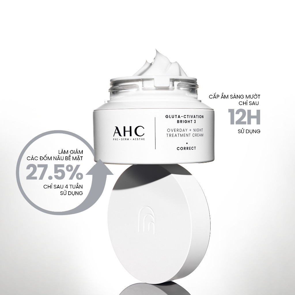 Kem dưỡng kiêm mặt nạ ngủ mờ nám sáng da PROSHOT GLUTA-CTIVATION BRIGHT 3 AHC 50ML | BigBuy360 - bigbuy360.vn