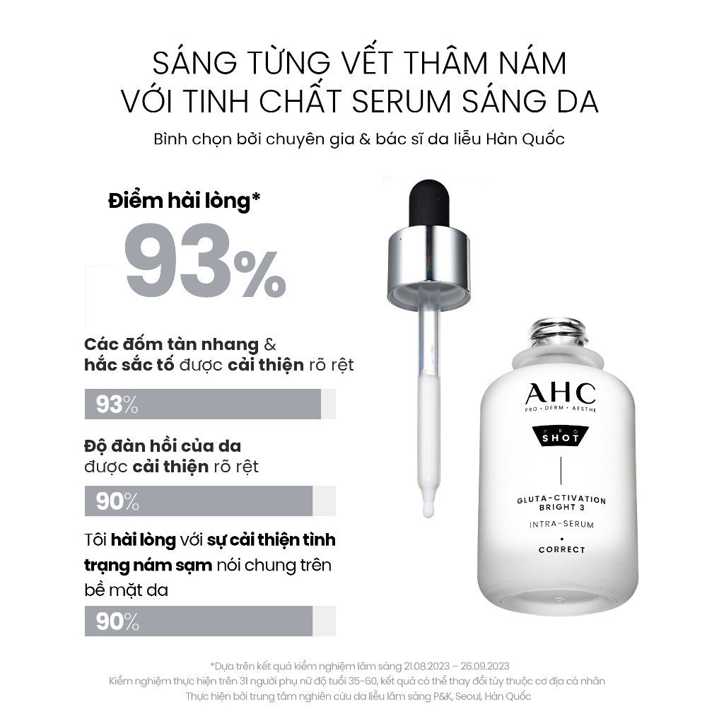 Tinh chất serum mờ nám sáng da PROSHOT GLUTA-CTIVATION BRIGHT 3 AHC 40ML | BigBuy360 - bigbuy360.vn