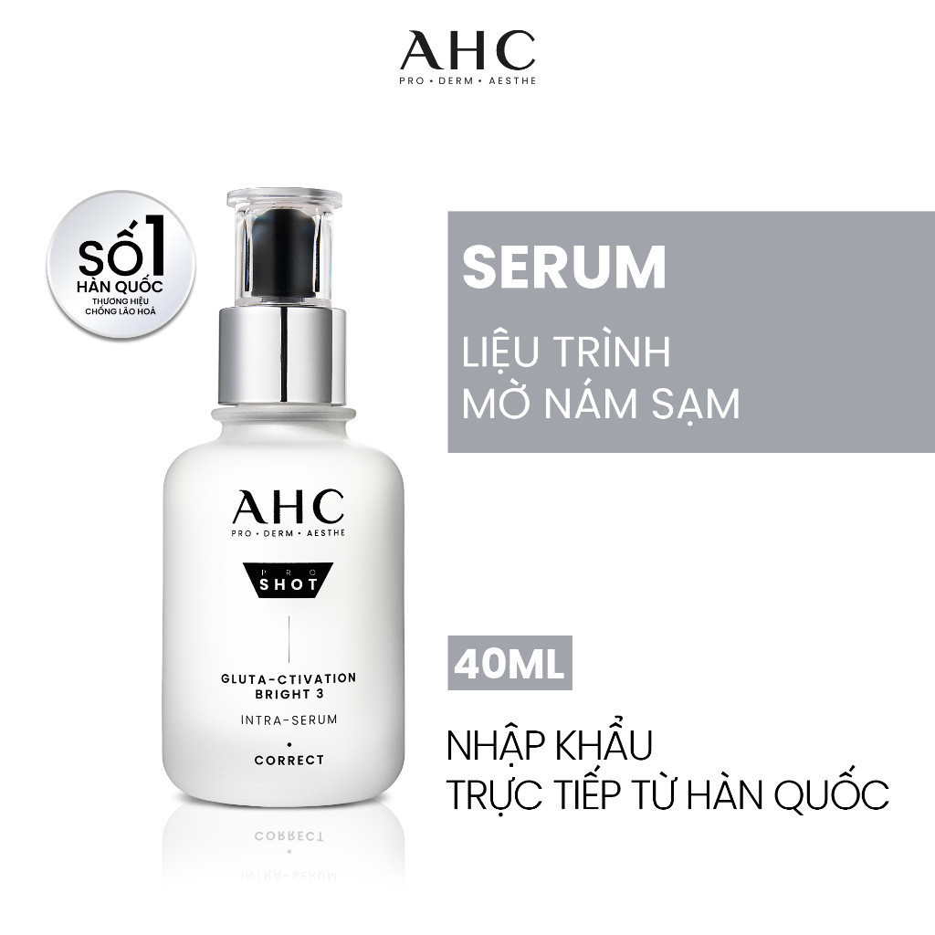 Tinh chất serum mờ nám sáng da PROSHOT GLUTA-CTIVATION BRIGHT 3 AHC 40ML | BigBuy360 - bigbuy360.vn