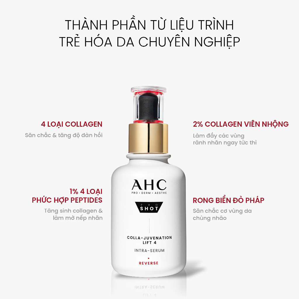 [LIVE] Tinh chất serum nâng cơ săn chắc/ cấp ẩm căng bóng/ mờ nám sáng da AHC 40ML | BigBuy360 - bigbuy360.vn