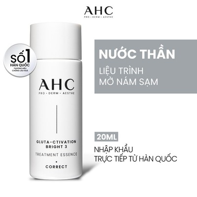 [HB GIFT] Nước thần mờ nám sáng da AHC GLUTA-CTIVATION BRIGHT 3 20ML