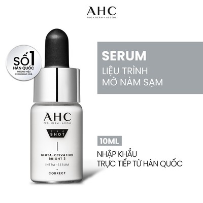 [HB GIFT] Tinh chất Serum 10ml mờ nám sáng da AHC PRO SHOT GLUTA-CTIVATION BRIGHT 3 10ML