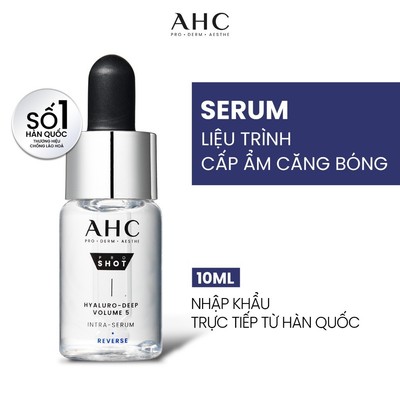 [Quà tặng] Tinh chất Serum 10ml cấp ẩm sâu căng bóng AHC PROSHOT HYALURO-DEEP VOLUME 5 10ML