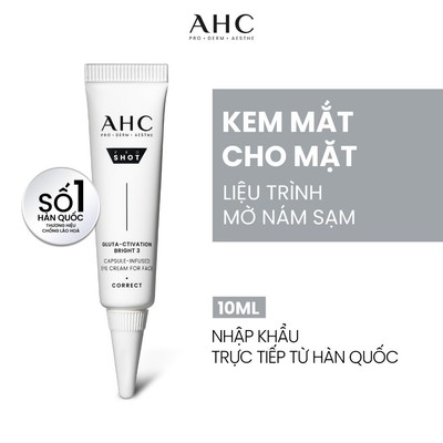 [Quà tặng] Kem mắt 10ml cho mặt mờ nám sáng da AHC PRO SHOT GLUTA-CTIVATION BRIGHT 3 10ML