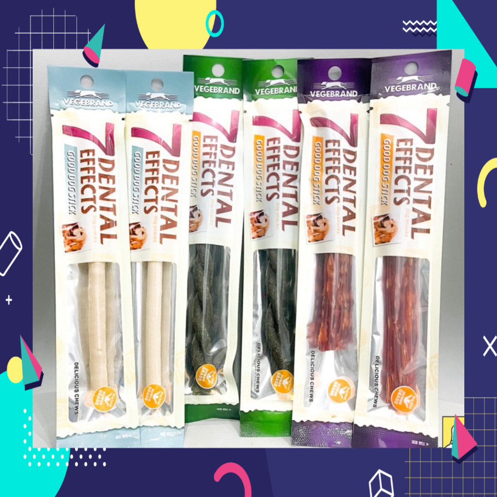 Xương gặm sạch răng 7 Dental Effect cho chó 3 vị ?