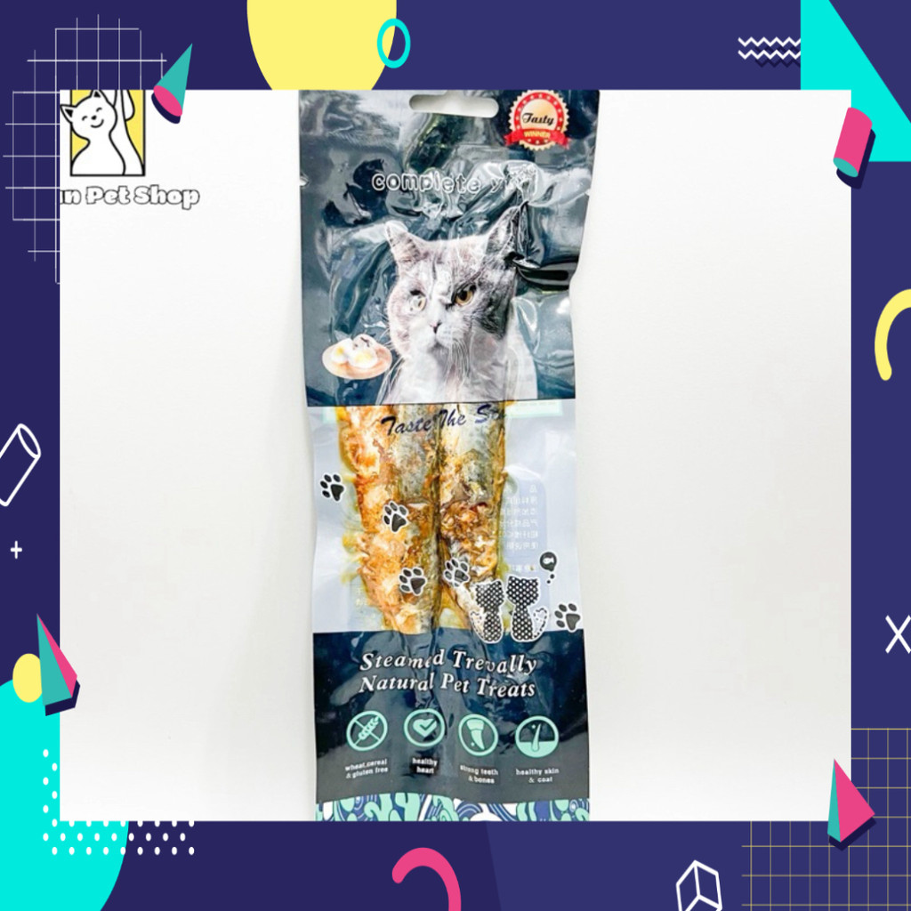 Cá thu cả con cho mèo - Steamed Trevally Natural Pet Treat Complete YTF