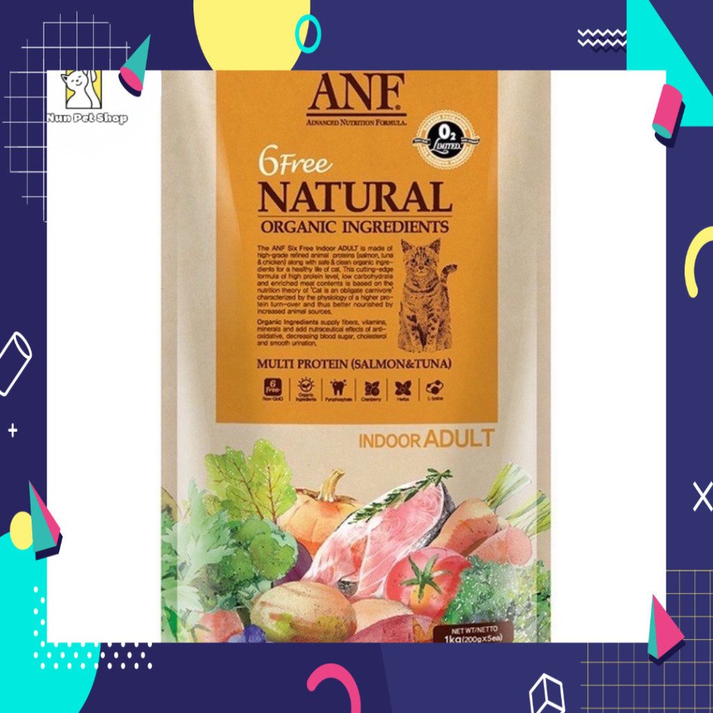 Bao 6kg ANF 6Free Indoor Adult Mèo lớn 🎉🎉