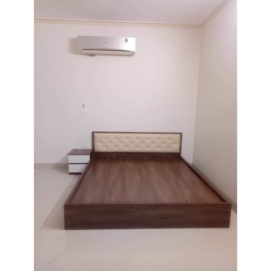 Giường Ngủ Gỗ MDF Phủ Melamine Bọc Nệm