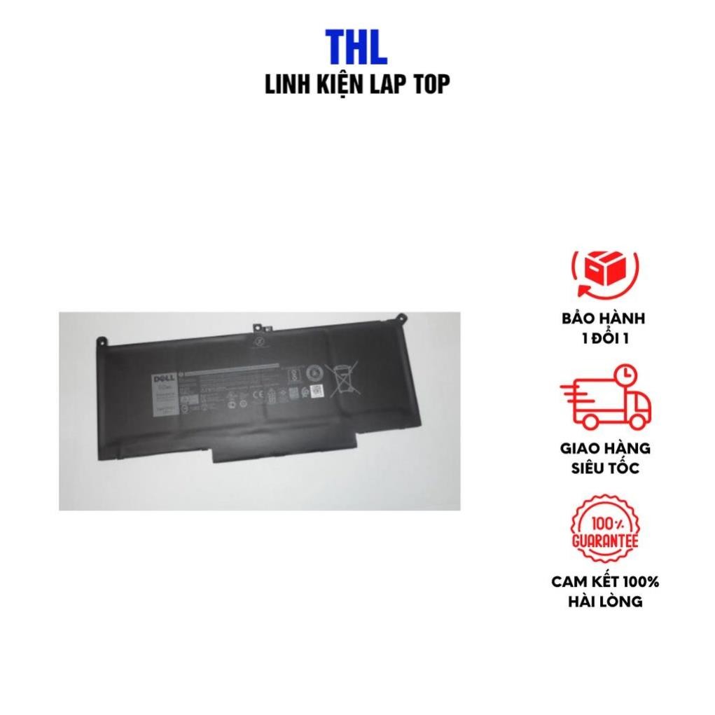 Pin laptop Dell Latitude 7280 7290 7390 7480 7490 E7280 E7290 E7390 E7480 E7490, 2X39G F3YGT – E7480