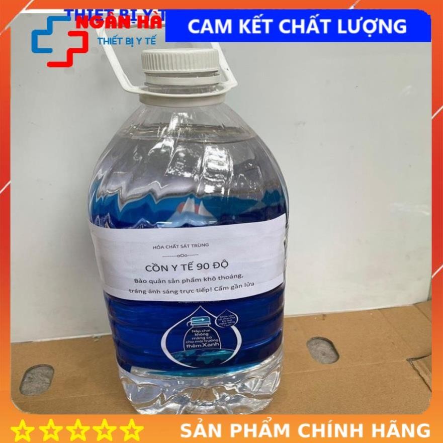 HÀNG CTY - Cồn Y Tế 90 Độ, 70 Độ ethanol - Sát Khuẩn, Sát Trùng - Can 5 Lít.
