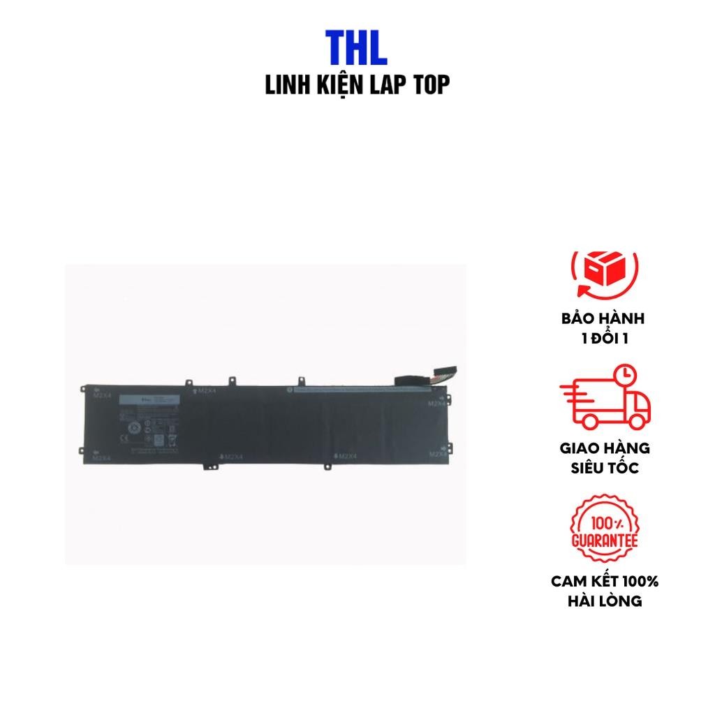 Pin laptop Dell XPS 15 9550 9560, Precision 5110 – XPS 15 9550 DÀI 84WH (ZIN) – 6 CELL