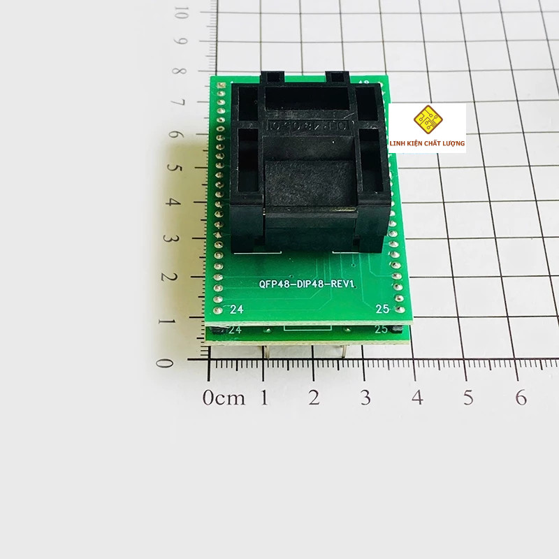Socket chuyển đổi QFP48-DIP48 dùng kẹp IC dán