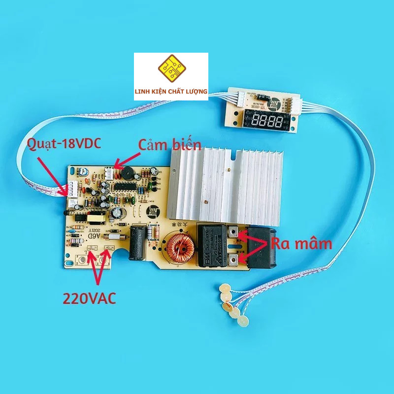 Bo mạch bếp từ đa năng phím cảm ứng BT-07