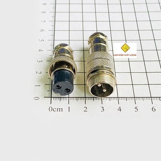 Combo 2 cái Jack GX16-2P nối dài (đực+cái)