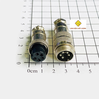 Jack GX16-5P nối dài (đực+cái) (2 chiếc)