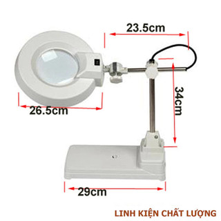 Kính lúp để bàn LT-86B 20X đèn LED (thấu kính phổ thông)(Bảo hành 12 tháng)