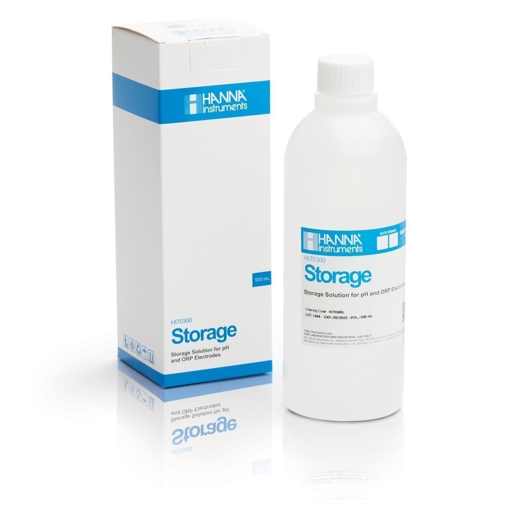 Dung Dịch Bảo Quản Điện Cực pH và ORP Hanna Chai 500mL HI70300L