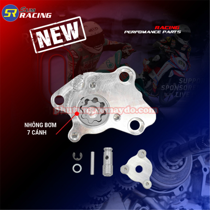 ổ bơm nhớt rời độ cnc thái lan dành cho dream wave 100 s110 đang sài bơm nhớt ty