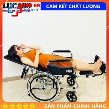 Xe lăn đa năng có bô vệ sinh ngả nằm Lucass X67.
