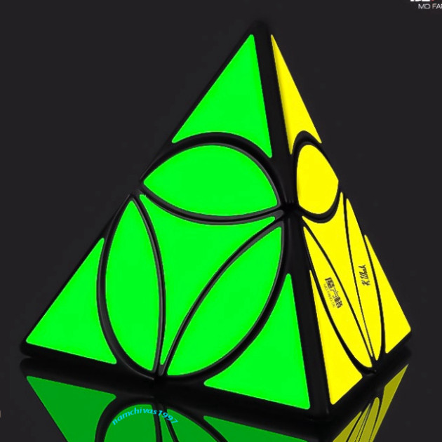 Rubik SIÊU Biến Thể Tam Giác Tròn Tam Giác Qiyi YJ Petal Pyraminx Yulong Rubik Biến Thể Tam Giác Pyr