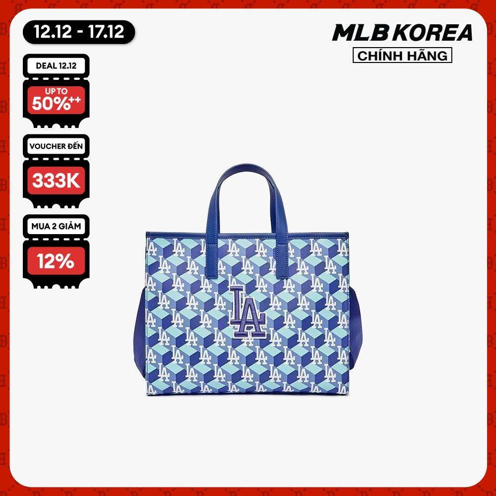 MLB - Túi xách chữ nhật Cube Monogram Medium 3AORM042N-07BLS