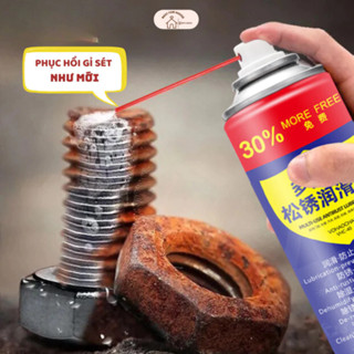 Bình Xịt Tẩy Rỉ Sét Kim Loại Inox Sắt Thép Dung Dịch Tẩy Gỉ Sét Đa Năng Giảm Oxi Hóa Bôi Trơn Ghost Home - BX10 