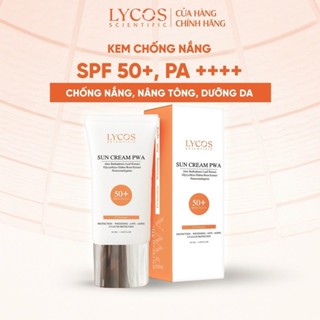 Kem Chống Nắng LYCOS Sun Cream PWA SPF 50+, PA ++++ Chống Nắng, Nâng tông & Dưỡng Da 50ml