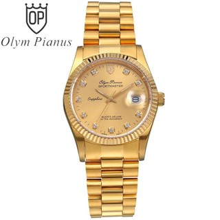 Đồng hồ nam mặt kính sapphire Olym Pianus OP89322MK vàng