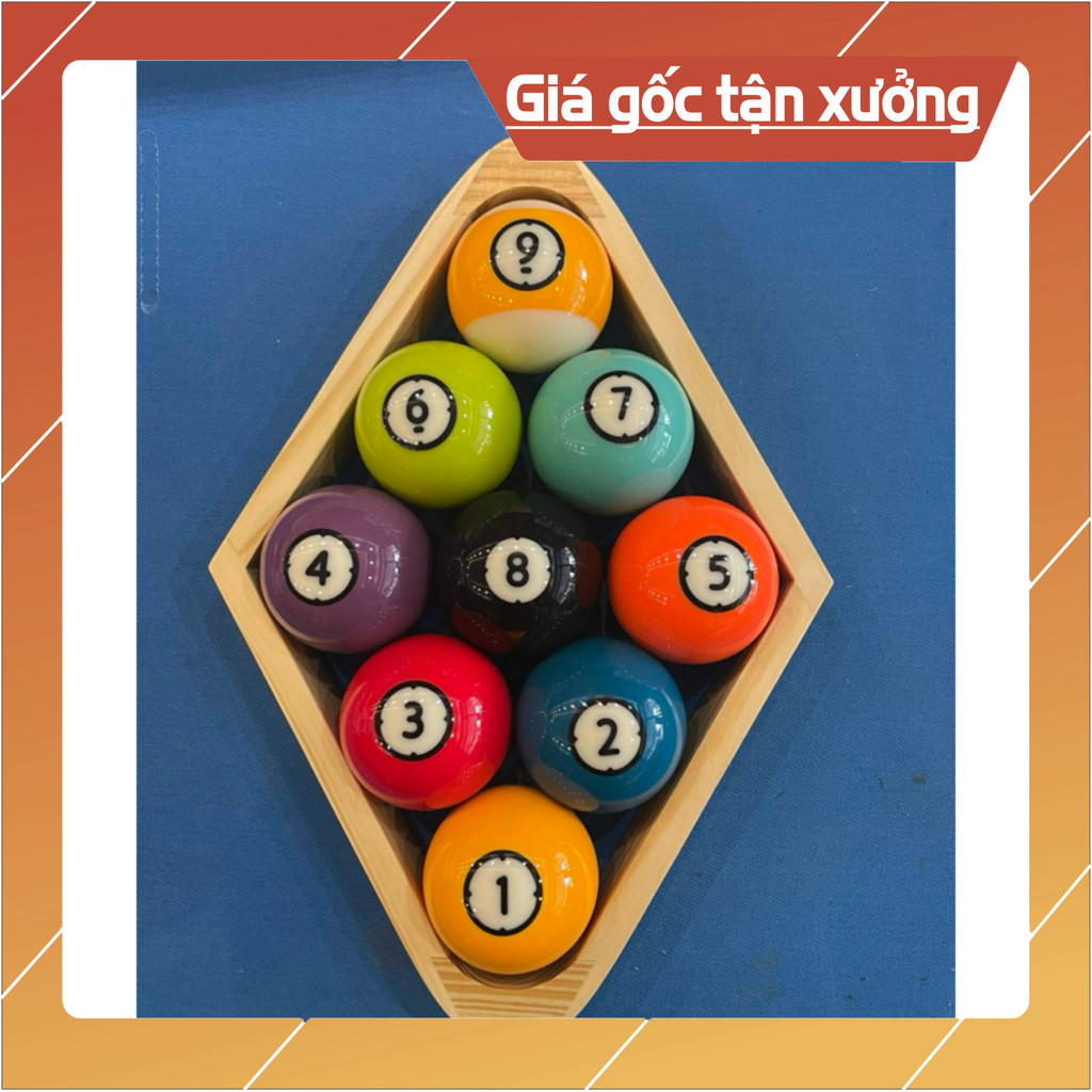 [An Khang Biliiard] Khuôn xếp bi gỗ- Khuôn xếp bi bida 9 bi- Xếp 9 bi Bi A