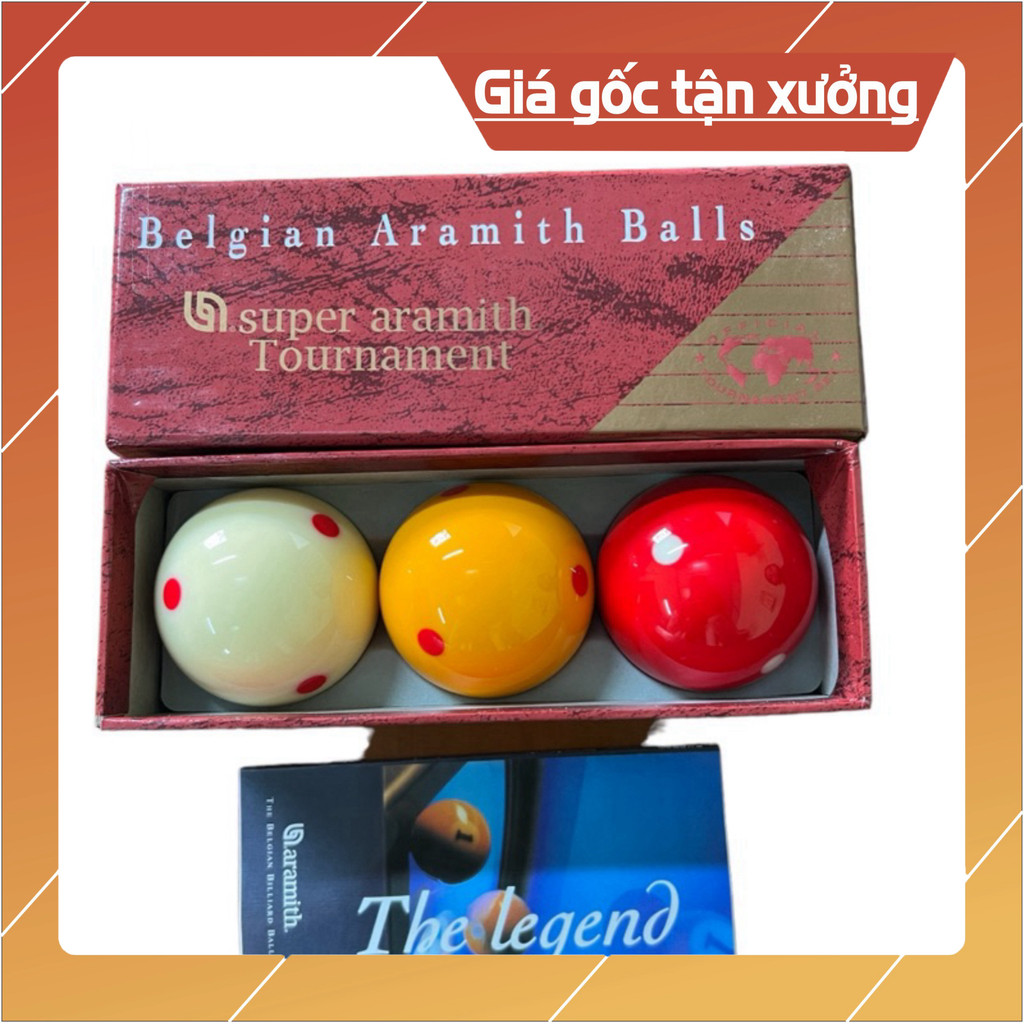 [An Khang Biliiard] Bộ bi bida 3c aramith chơi 3 băng- Bi 3c chơi 3 bi- Bóng bida 3c