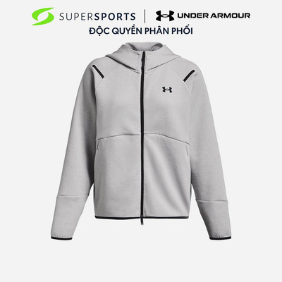 Áo Khoác Nữ Under Armour Unstoppable Flc Fz - Xám - 1379842-011