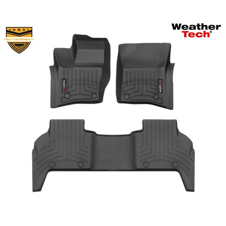 Thảm sàn ô tô WeatherTech Land Rover Defender 110 2022 Màu Đen