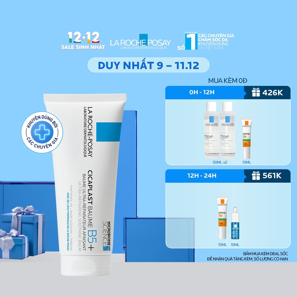 Kem Phục Hồi La Roche - Posay Cicaplast Baume B5+ Giúp Phục Hồi Da Sau 1 Lần Sử Dụng - Phiên Bản 100Ml