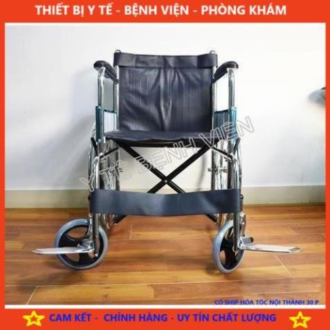(HỎA TỐC HÀ NỘI) Xe lăn tiêu chuẩn có thắng tay, 30 Phút nội thành, alo cho shop nhé - CHÍNH HÃNG
