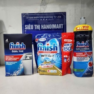 Bột rửa chén Finish 1kg, 2.5kg, 1.3kg dùng cho máy rửa bát chén ly