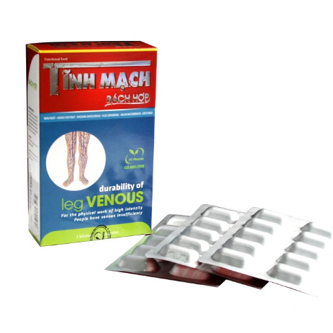 CHÍNH HÃNG - Tĩnh Mạch Bách Hợp (30 viên) TC PHARMA