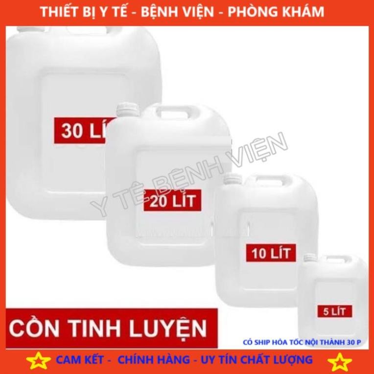 Hàng chuẩn -Cồn Sát Trùng Y Tế Tiệt Trùng (Can Lớn), 70 độ, 90 độ, 5 Lít, 10 Lít, 20 Lít, 30 Lít - C